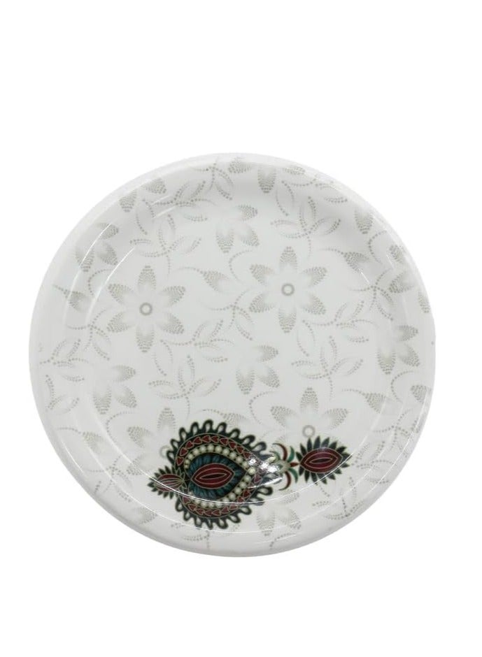 AKDC  Melamine Dinner Plate Multicolor-10.5 Inch - Image 1
