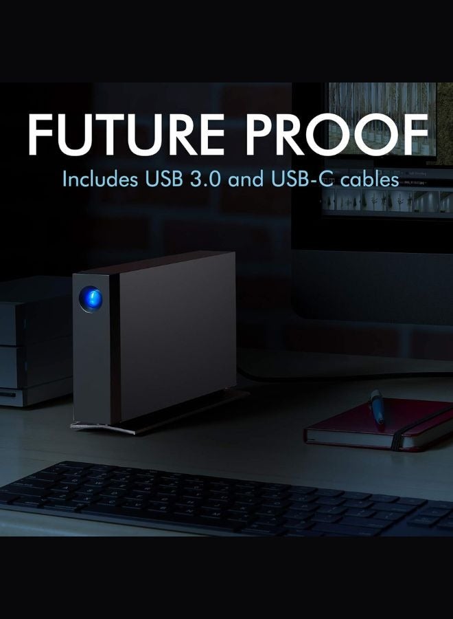 LaCie d2 Professional 10TB External Hard Drive Desktop HDD – USB-C USB 3.0 7200 RPM Enterprise Class Drives, 5 Year Warranty and Recovery Service (STHA10000800) - Image 4