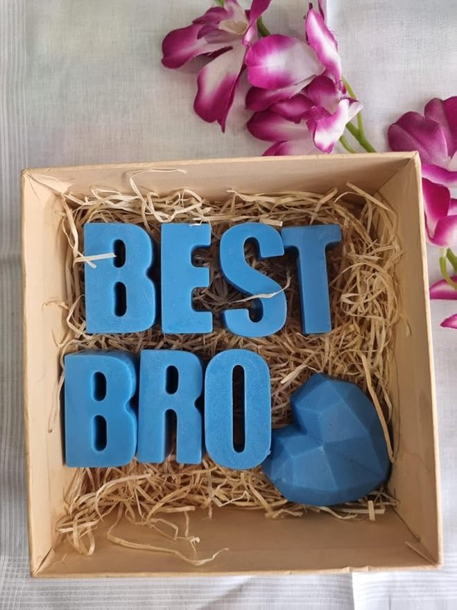 SCIIAN Best Bro Soap | Diwali Gift For Brother | Diwali Gift For Sister | Festival Gift Hamper for Brother & Sister | Gift for Brother | Handmade Soap for Diwali | Best Bro Soap -100 Gram - Image 1