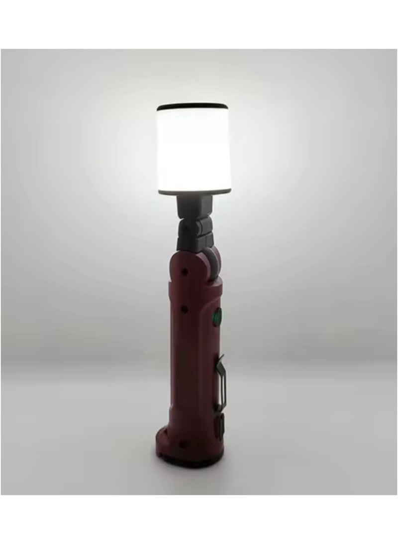 Portable Foldable USB Rechargeable LED Flashlight with Strong Magnetic Hook, Multi-Use for Camping, Work & Emergency - Image 3