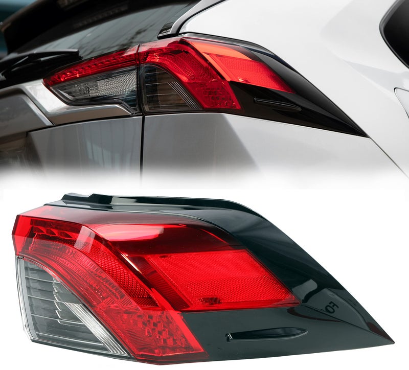 JAVOUKA Rear LED Tail Light Assembly Right Passenger Side Outer Brake Tail Lamp for Toyota RAV4 2019 2020 2021 Replace 815500R090 TO2805148
