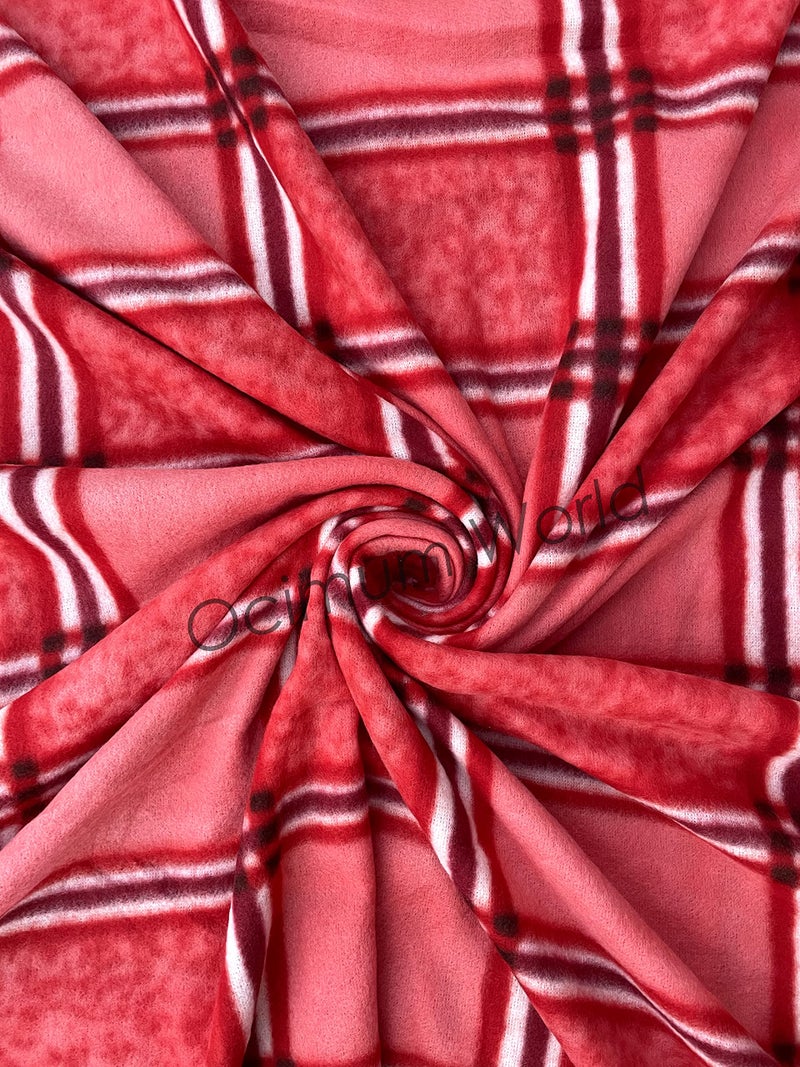 MORADO Double Bed Woollen Fabric Quilt Cover/Duvet Cover/Rajai Cover/Blanket Cover for Winter (90×100 Inch, Red) - Image 3