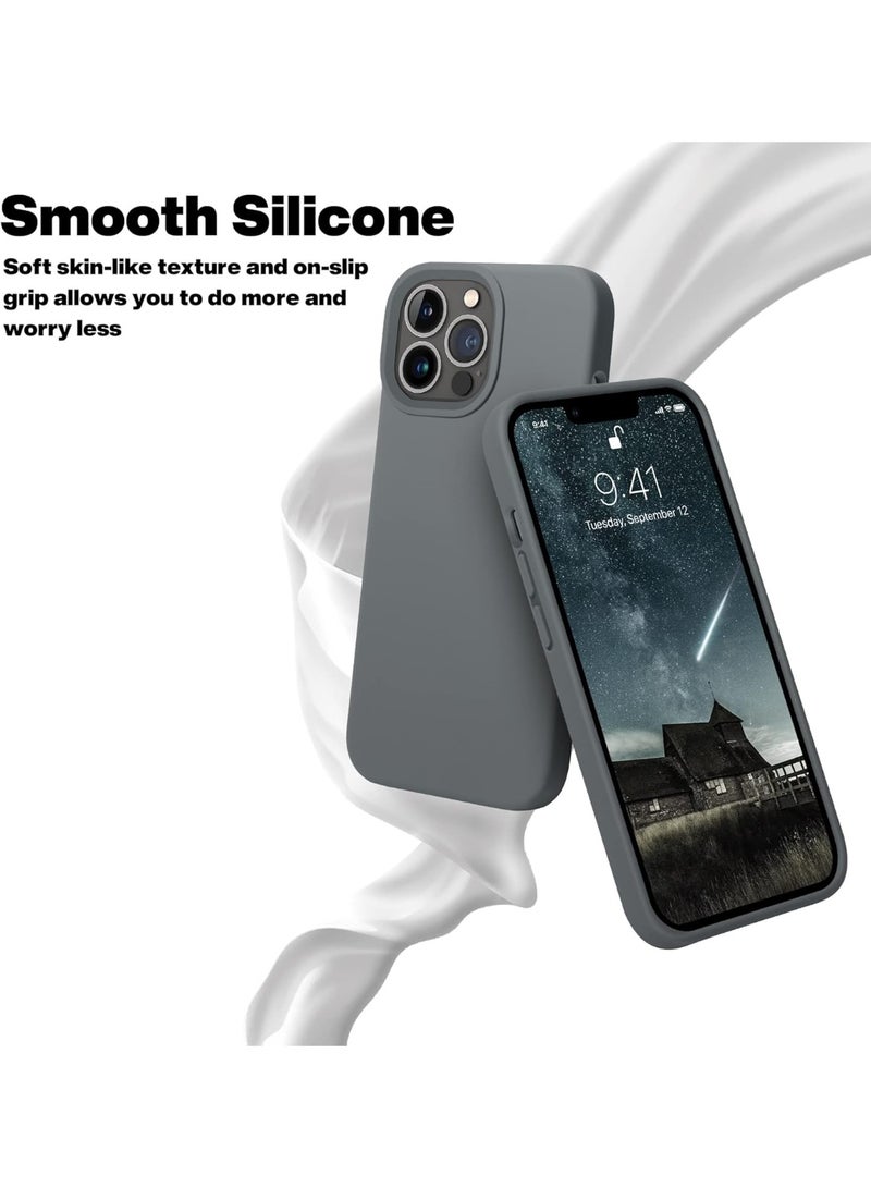 Liquid Silicone Case for iP 15 Pro Max – Soft Touch, Shockproof, Anti-Scratch Protective Phone Cover with Microfiber Lining – Full-Body Protection - Image 2