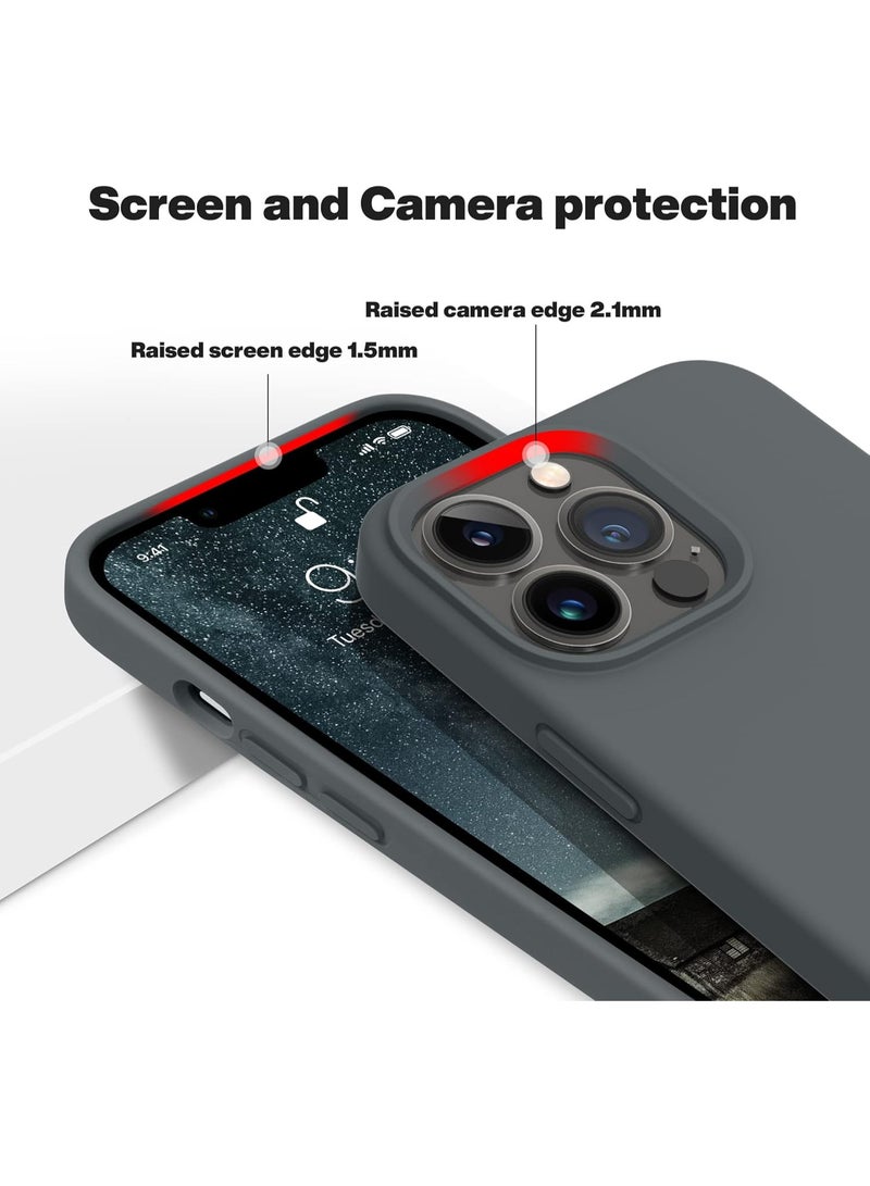 Liquid Silicone Case for iP 15 Pro Max – Soft Touch, Shockproof, Anti-Scratch Protective Phone Cover with Microfiber Lining – Full-Body Protection - Image 4