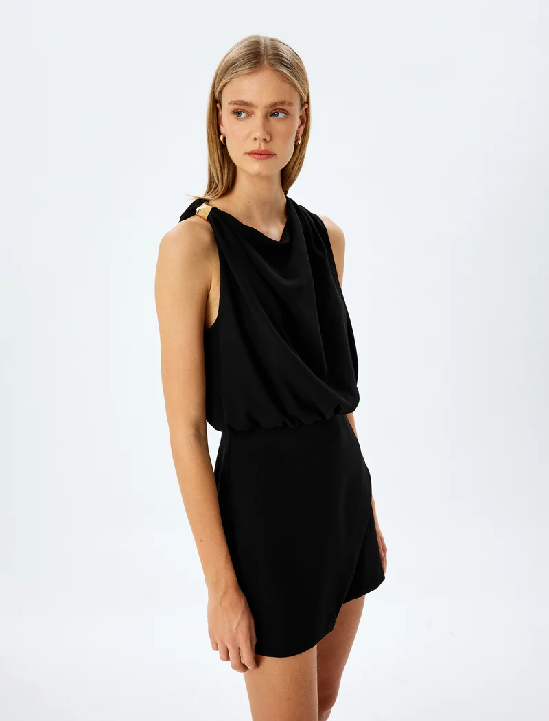 كوتون Sleeveless Short Overalls