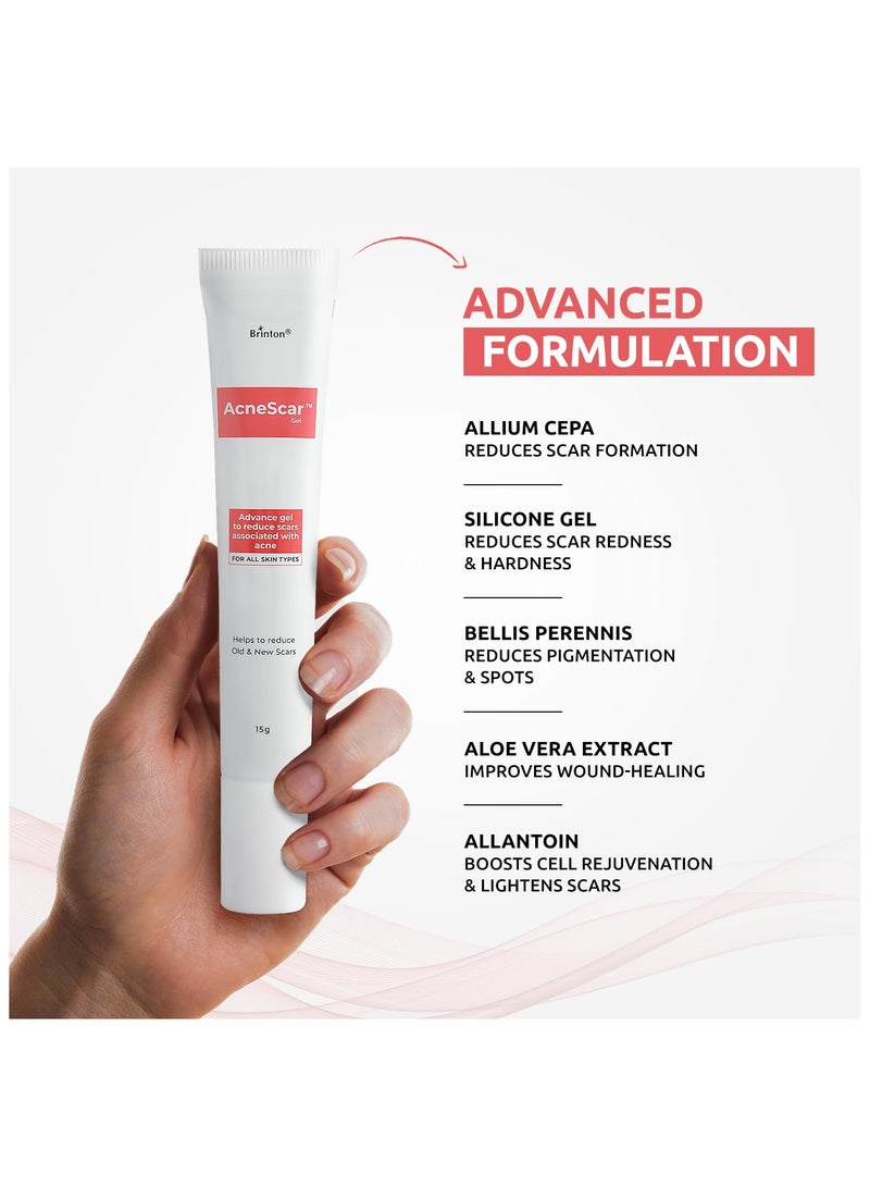 بريتون جل حب الشباب المتقدم لتقليل ندبات حب الشباب والحفر، أبيض، 15 جم - Image 2