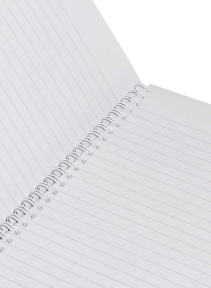 FIS LIGHT Pack of 10   Spiral Soft Cover Notebook, Single Line , 10X8 Inches (25.4 X 20.32 Cm) 100 Sheets -LINB1081604S - Image 3