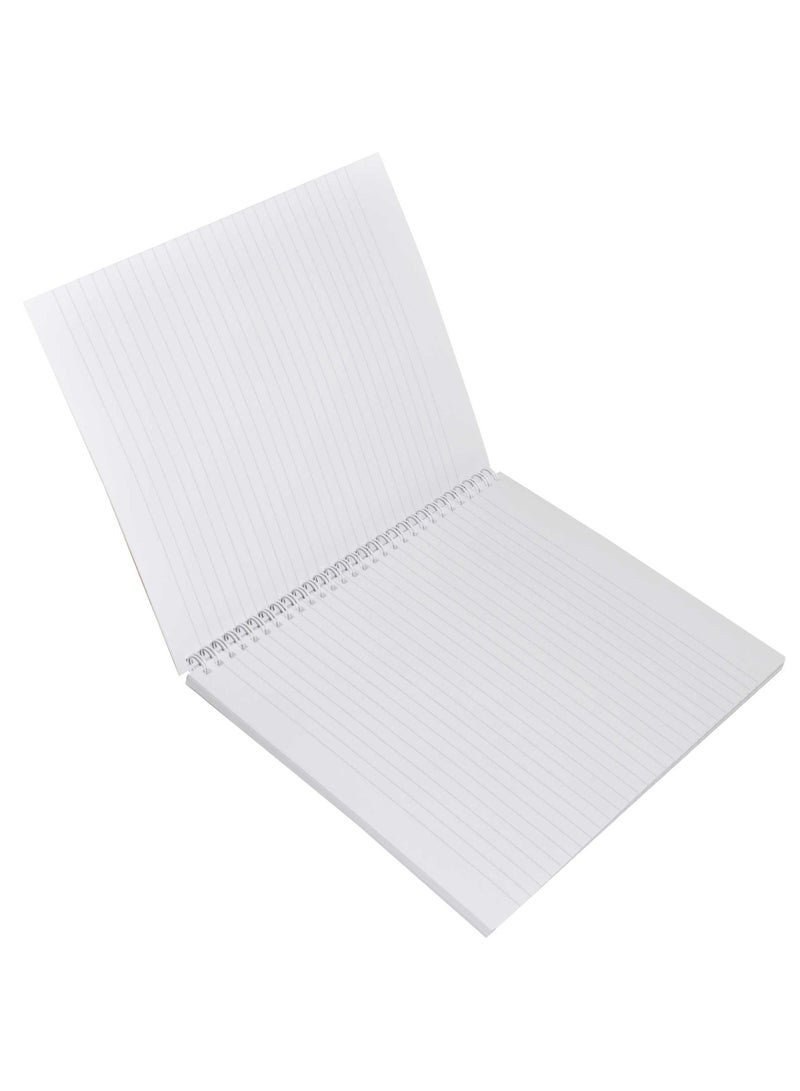 FIS LIGHT Pack of 10   Spiral Soft Cover Notebook, Single Line , 10X8 Inches (25.4 X 20.32 Cm) 100 Sheets -LINB1081604S - Image 2