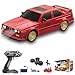 Hylukon 116 Scale RC Drift Car 30KMH 4WD 24GHz Remote Control Cars with LED Light Racing and 4 Drifting Wheels 3 Rechargeable Batteries Perfect Toy Gift for Teen Adults Red - Image 4
