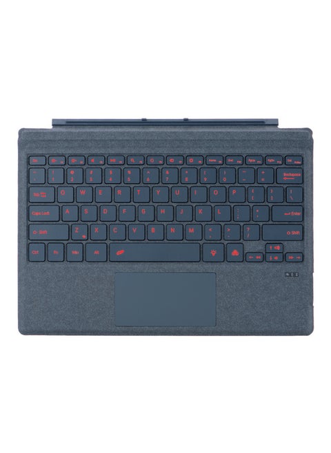 For Microsoft Surface Pro8 Keyboard Pro7/3/4/5 Bluetooth Backlight Wireless Magnetic GO Bluetooth Keyboard-Color:Cobalt Blue-Product Type:Surface Pro 8/9/10/11 Second Generation Backlight Model