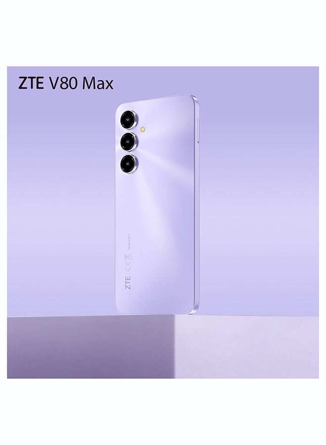 ZTE V80 Max Stardust Purple 6.9-inch HD+ 120Hz 8G+12G RAM 256GB 6000mAh 50MP AI Triple Camera - Middle East Version - Image 2