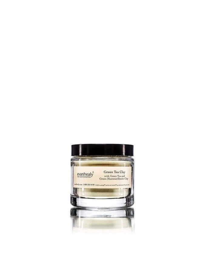 evanhealy Green Tea Clay Treatment ; Clarifying & Balancing Mask ; Organic Matcha & Montmorillonite Clay For Oily Normal & Dry Skin  - Image 4