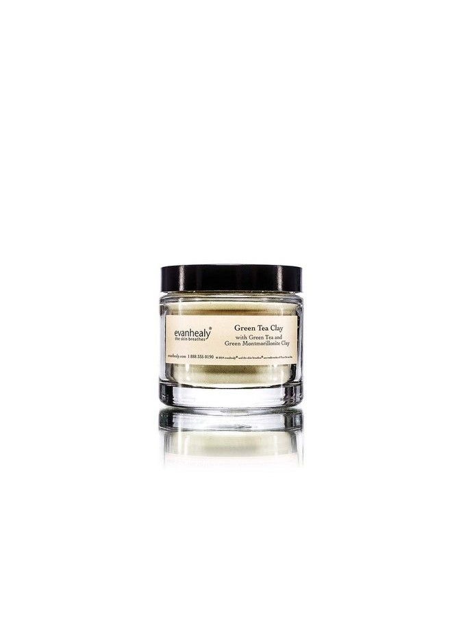 evanhealy Green Tea Clay Treatment ; Clarifying & Balancing Mask ; Organic Matcha & Montmorillonite Clay For Oily Normal & Dry Skin  - Image 5