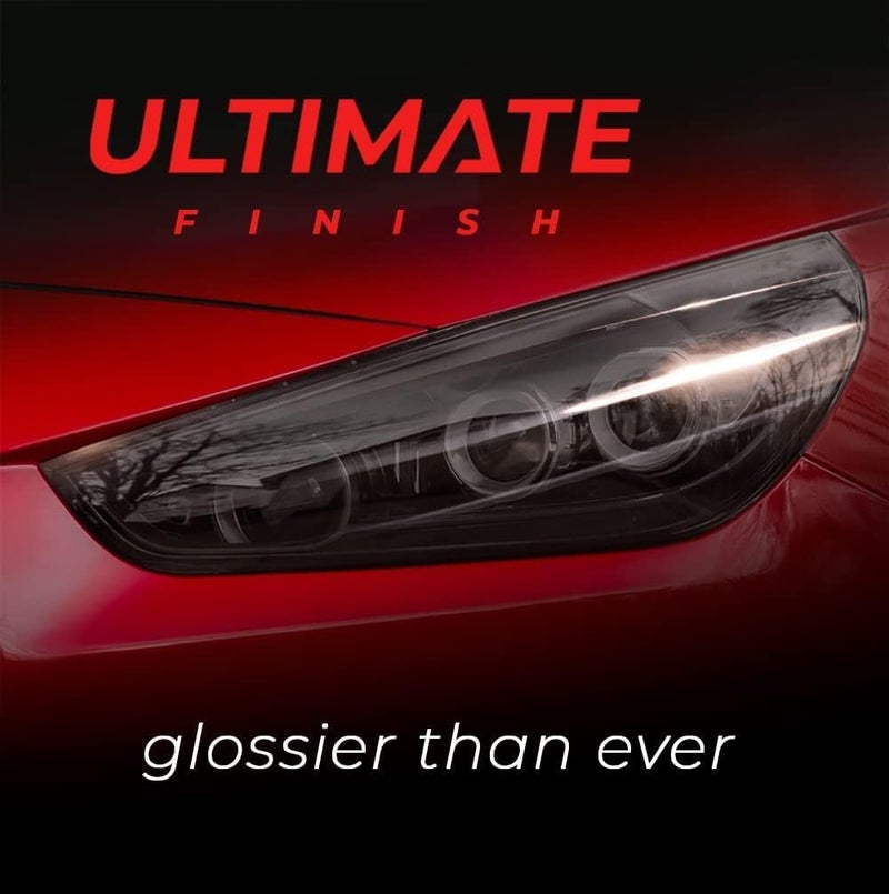 VViViD+ Ultimate Headlight Taillight Tint Vinyl Wrap (12" x 7ft, Light Smoke) - Image 2