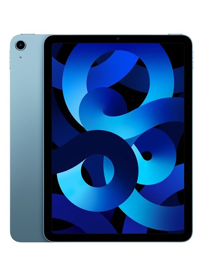 ابل  iPad Air 2022 (الجيل الخامس) مقاس 10.9 بوصة وسعة 256 جيجابايت ويدعم تقنية 5G باللون الأزرق - إصدار الشرق الأوسط - Image 1