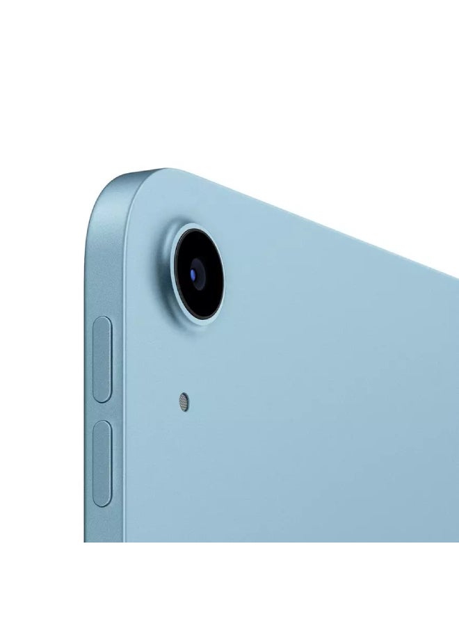 ابل  iPad Air 2022 (الجيل الخامس) مقاس 10.9 بوصة وسعة 256 جيجابايت ويدعم تقنية 5G باللون الأزرق - إصدار الشرق الأوسط - Image 4