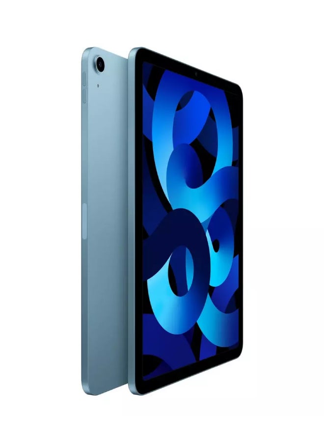 ابل  iPad Air 2022 (الجيل الخامس) مقاس 10.9 بوصة وسعة 256 جيجابايت ويدعم تقنية 5G باللون الأزرق - إصدار الشرق الأوسط - Image 3
