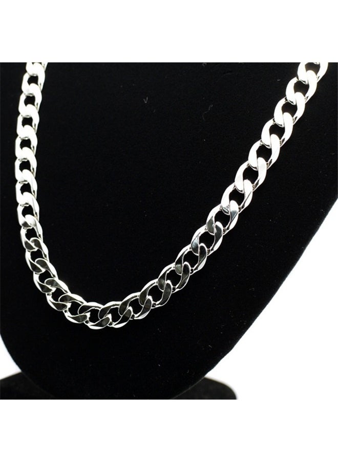 yongsheng Zinc Alloy Long Neck Chain Necklace, Big Chain Necklace Detachable Hip Hop Rapper Fake Necklace  - Image 2