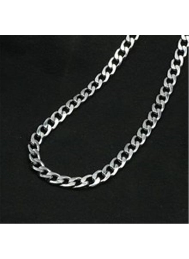 yongsheng Zinc Alloy Long Neck Chain Necklace, Big Chain Necklace Detachable Hip Hop Rapper Fake Necklace  - Image 3