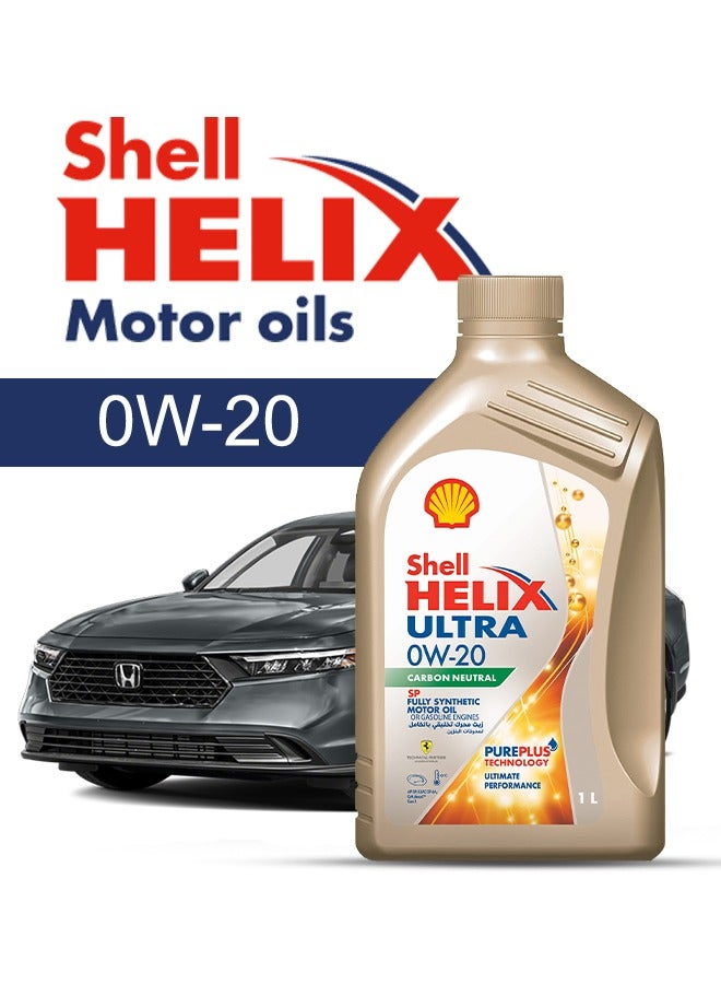 Engine Oil – For HONDA Accord Turbo V4 1.5 2025 - 2017, 4 Liter, 0w20 Shell - With Engine Oil Filter, Mobile Car Oil Change Service