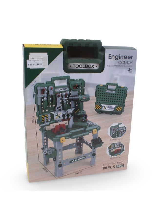OKO Engineer Toolbox – Tool Table with Electric Drill - Image 1