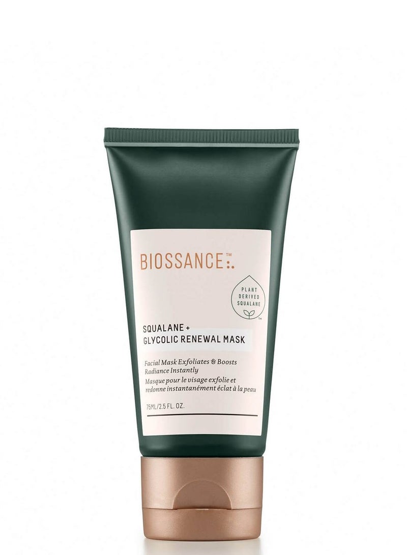 BIOSSANCE Squalane + Glycolic Renewal Mask 75ml