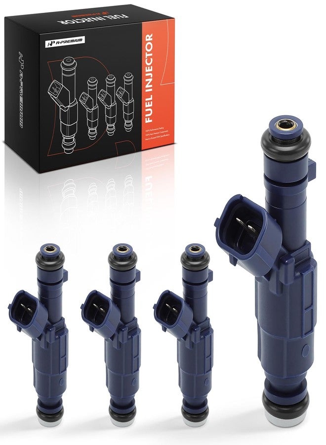A-Premium Set of 4 Fuel Injectors Compatible with Hyundai Sonata 2008-2010, Tucson 2010-2013, Equus 2011 & Kia Forte 2010-2013, Sportage 2011-2013, Rondo 2010, Forte Koup 2010-2013, 2.4L 4.6L - Image 1