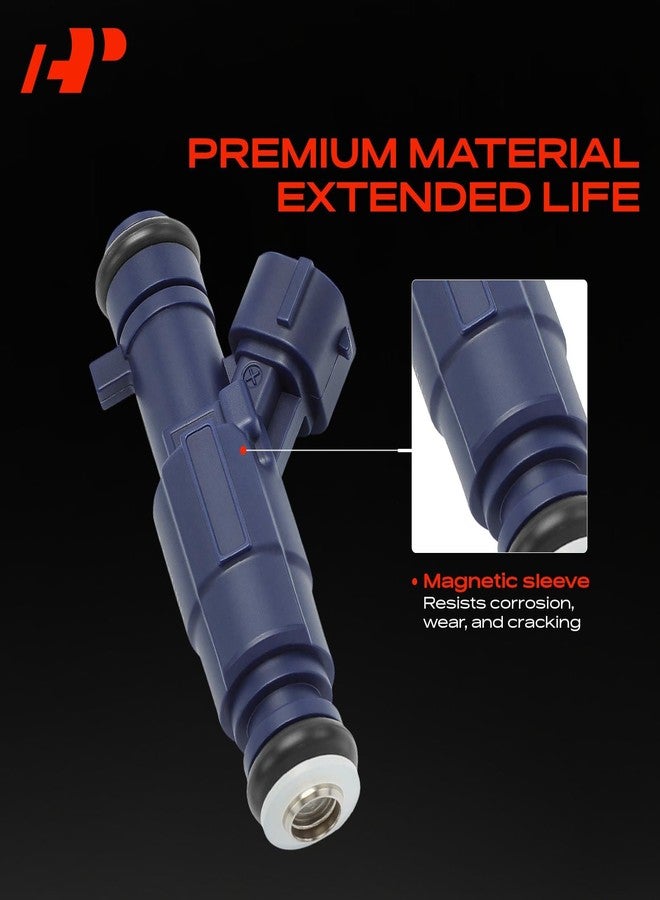 A-Premium Set of 4 Fuel Injectors Compatible with Hyundai Sonata 2008-2010, Tucson 2010-2013, Equus 2011 & Kia Forte 2010-2013, Sportage 2011-2013, Rondo 2010, Forte Koup 2010-2013, 2.4L 4.6L - Image 3