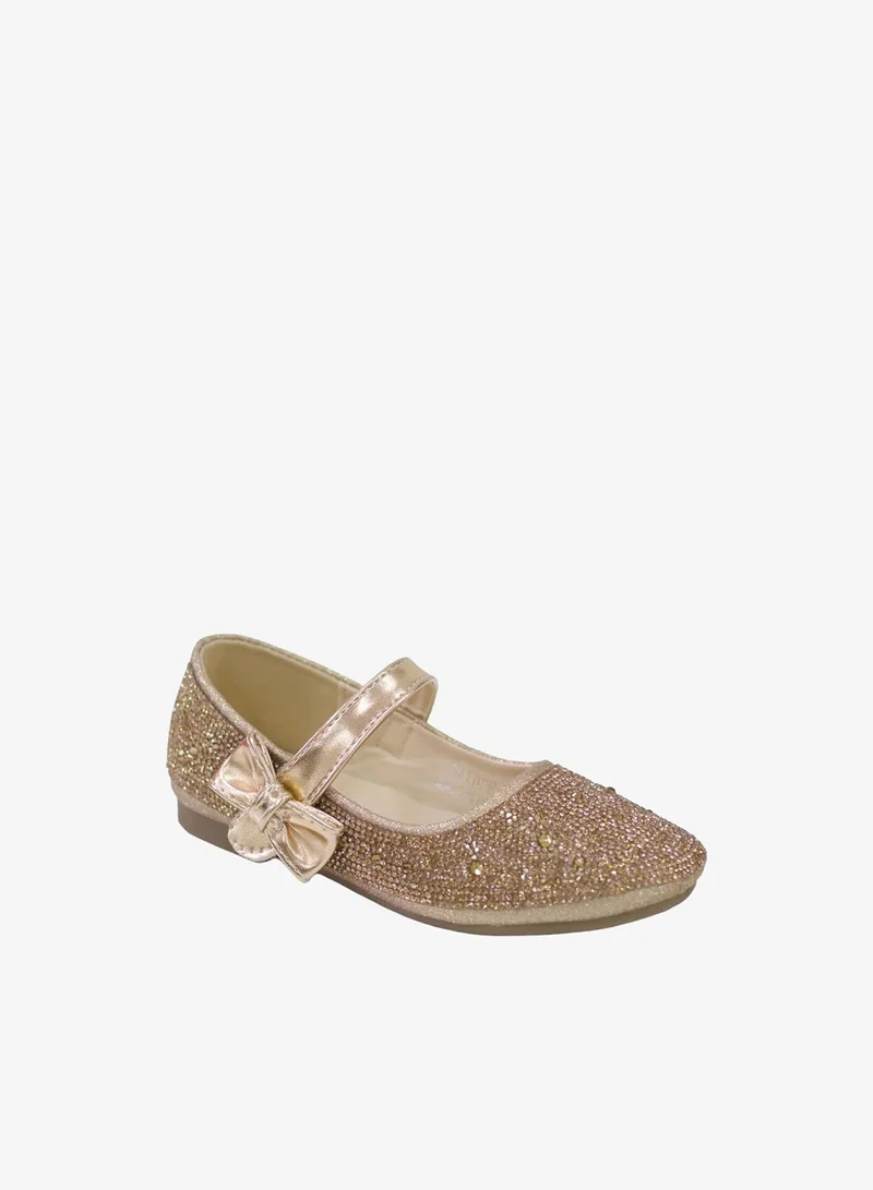 Lamaraparis  SAYDEE GIRLS DIAMANTE BALLARINA GOLD for Women | Best Price UAE
