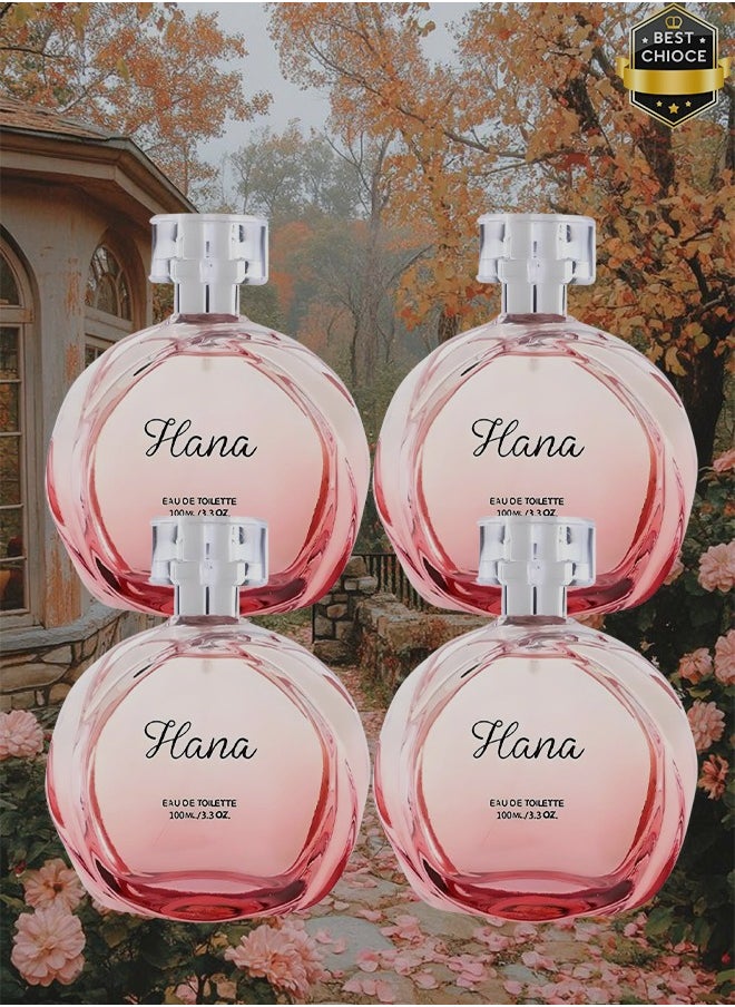 hana 4 Pieces Hana Perfume For Women 100ml EDT  - Image 1
