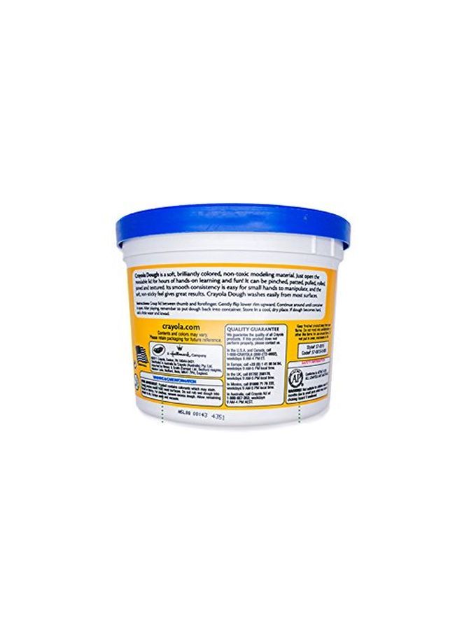 Crayola دلو عجين أزرق 3 رطل خالي من الفتات رائع للنحت ومشاريع المدرسة والفنون والحرف - Image 2
