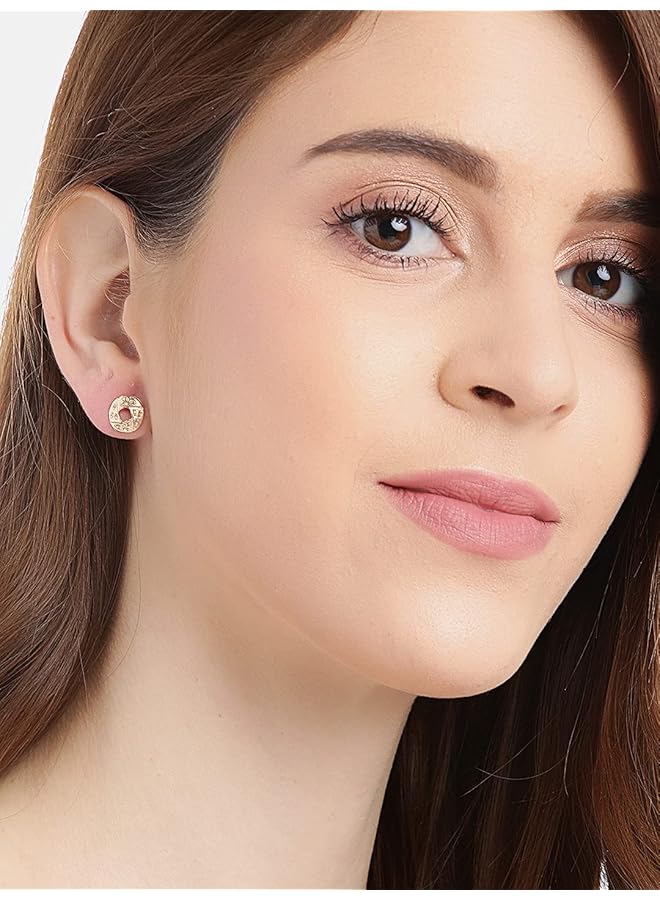 YouBella Girls Women'S Gold Plated Combo Of 24 Stud Tops Earrings Jewelery Golden - Image 4