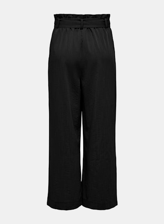 ONLY ONLY Womens Marsa Solid Paperbag Pant Woven  - Image 5