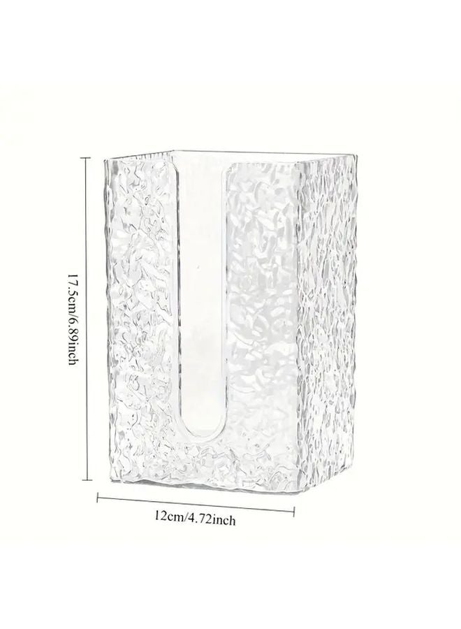 Modern No Drill Bathroom Tissue Box Holder Glacier Pattern 1pc - Image 4