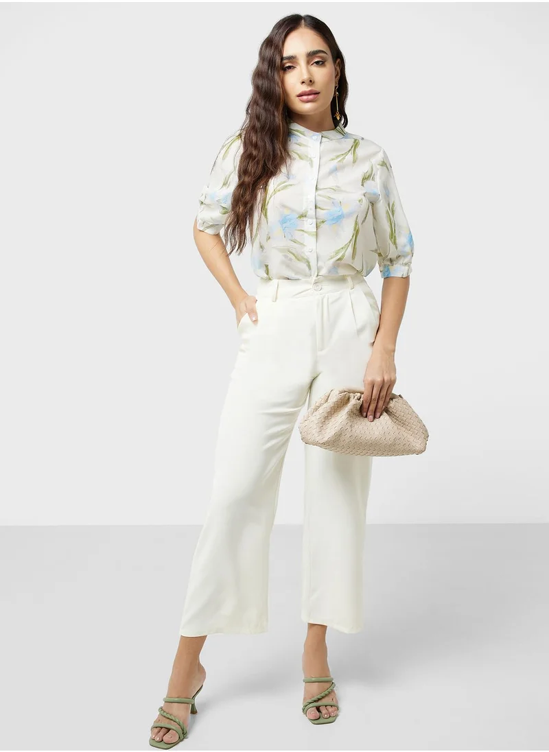 ELLA Front Pleated Pants