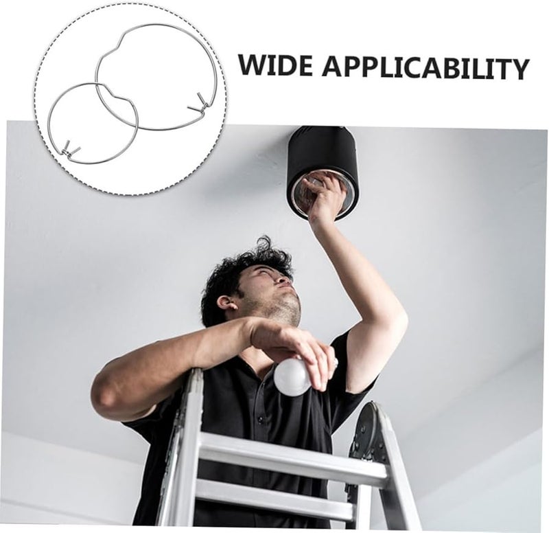 PartyKindom 10pcs Spring Retaining Clips for Downlight Bulbs Easy Installation Versatile Fixture Use - Image 4