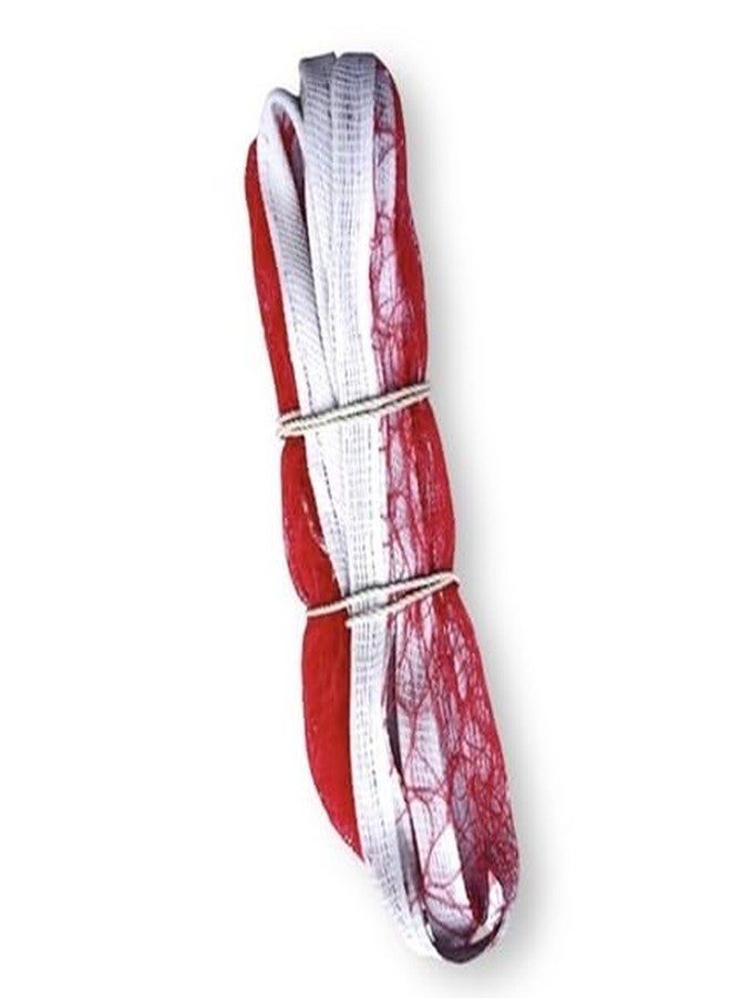 AIRIC Red Airic Xtreme Double Shaft Raquets with Feather Shuttles and 3 Side Tape Net Badminton Kit - Image 4