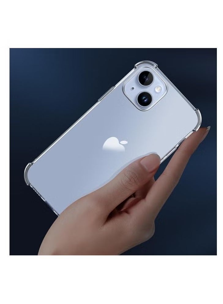 بروماس حافظة آيفون 15 بلس شفافة 6.7 بوصة مضادة للأصفر لهاتف آيفون 15 بلس حافظة شفافة رفيعة وشفافة كريستالية حافظة هاتف مضادة للصدمات ومضادة للصدمات غطاء آيفون لهاتف أبل آيفون - Image 4