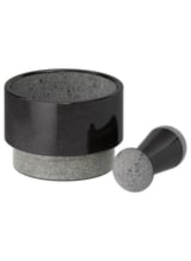 Ikea Black Marble Mortar and Pestle Set - Heavy-Duty Tool for Crushing Spices and Grains - Image 1