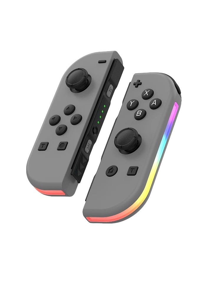Generic RGB Wireless Controller, 6 Axis Gyro Bluetooth Joystick Controller, Lightweight And Portable Gamepad With Wake Up Function, Dual Vibration Gaming Controller For Nintendo Switch, (Grey)  - Image 1