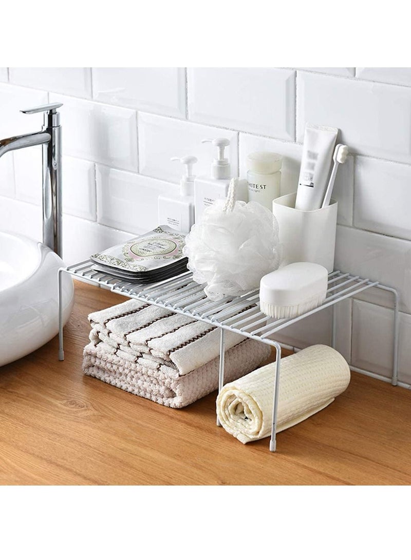 هومار كيت كبير مطبخ مجلس الوزراء الجرف قابلة للتوسيع مع رفوف التخزين وقوس أبيض ( 27.5-53 ) X24X13 . سم - Image 4