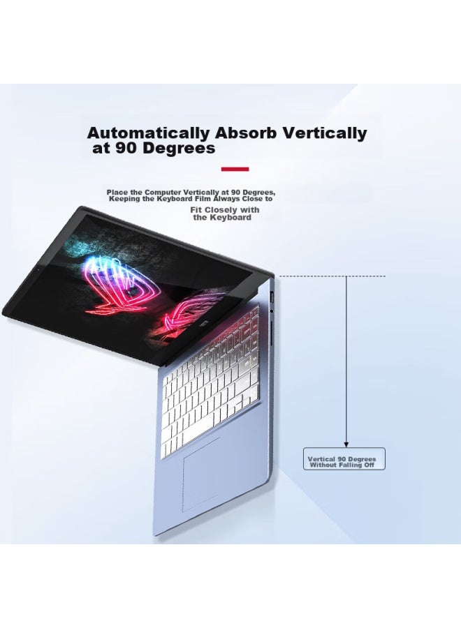 Jplayer Asus Rog Strix G17/17 Plus Keyboard Cover, Strix G17/17 Plus Ultra Edition Protective Film, Highly Transparent Ultra-thin Invisible Sticker, Anti-dirt Waterproof Dust Cover Tpu - Image 4