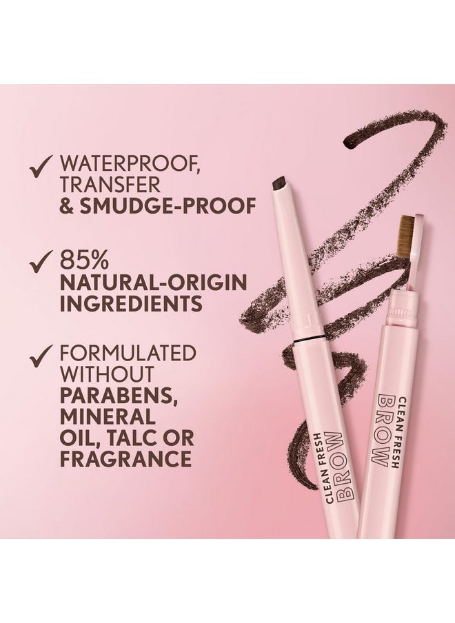 CoverGirl - Clean Fresh Brow Filler Pomade, 400 Soft Brown, Eyebrow Pencil, Ultra-Precise Tip, Creamy Formula, Highly Pigmented, Soft Matte Finish, Vegan Formula, 0.007Oz - Image 1