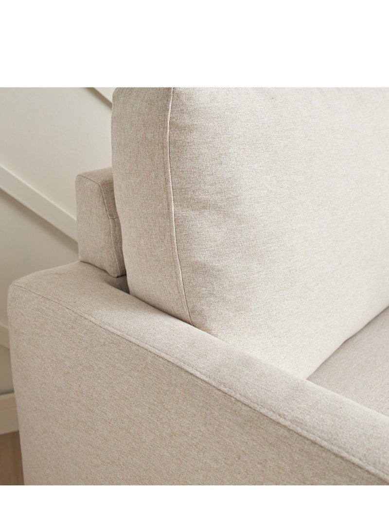 House One Chair|Swedish Wood and Linen 88x85x90 cm- Beige - Image 4