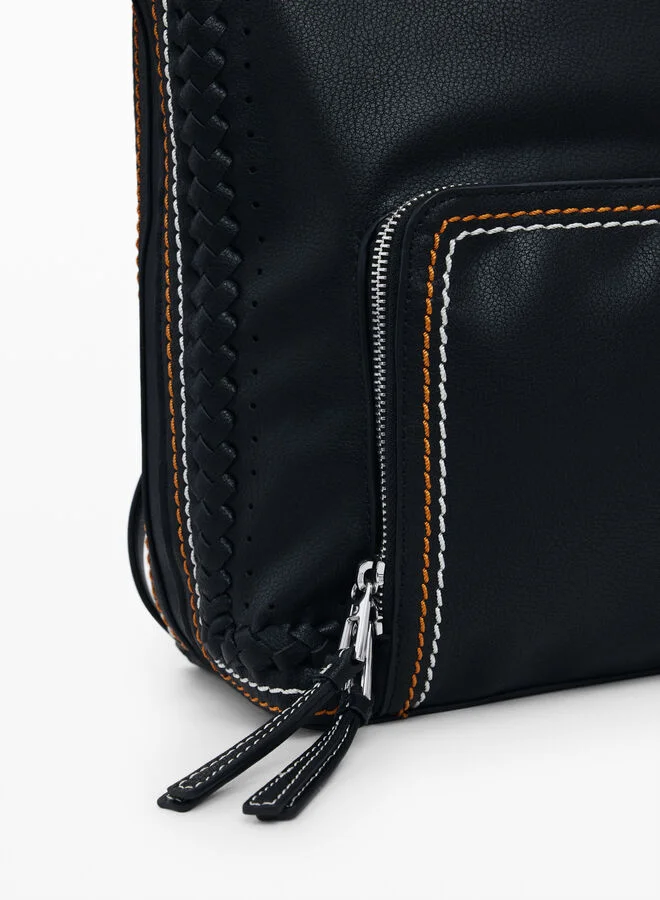 DESIGUAL Small Denim Backpack