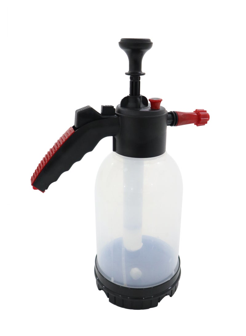 2000Ml Pump Foam Sprayer, Hand Pressure Foam Sprayer For Car Detailing Home Cleaning And Garden Use, Transparent