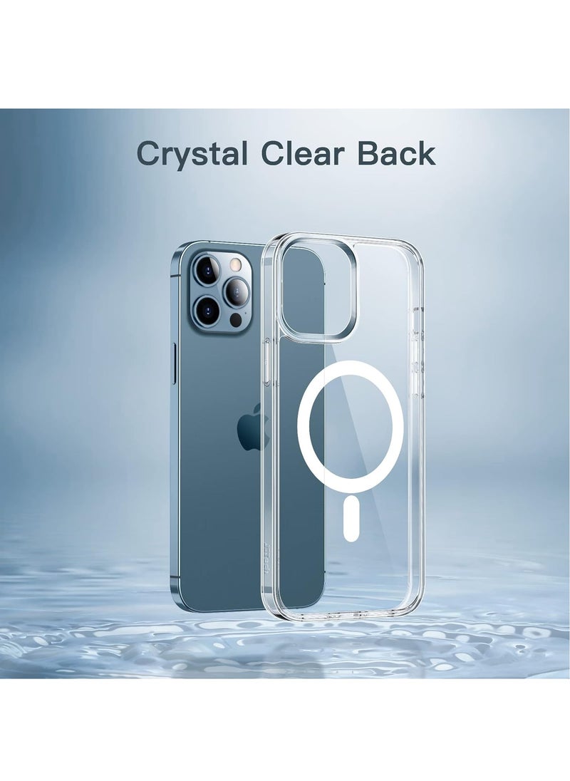 DUSALA - IPhone 12 Pro Max Case Camera Control Compatible with MagSafe Shockproof Military-Grade Protection Magnetic Phone Case for iPhone 12 Pro Max Classic Hybrid Case Clear - Image 1