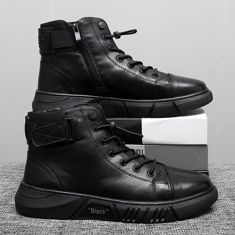 2024 Plus Size Mens New Martin Boots XL-K99 black 