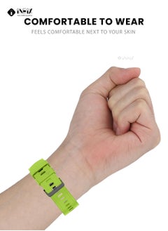 INEIX Silicone Replacement Strap For Huawei Watch 3/3 Pro - Flouresent Green  - Image 4