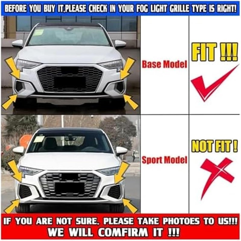 Wivplex Front Bumper Lip Splitter for A3 2021-2022 - Image 5